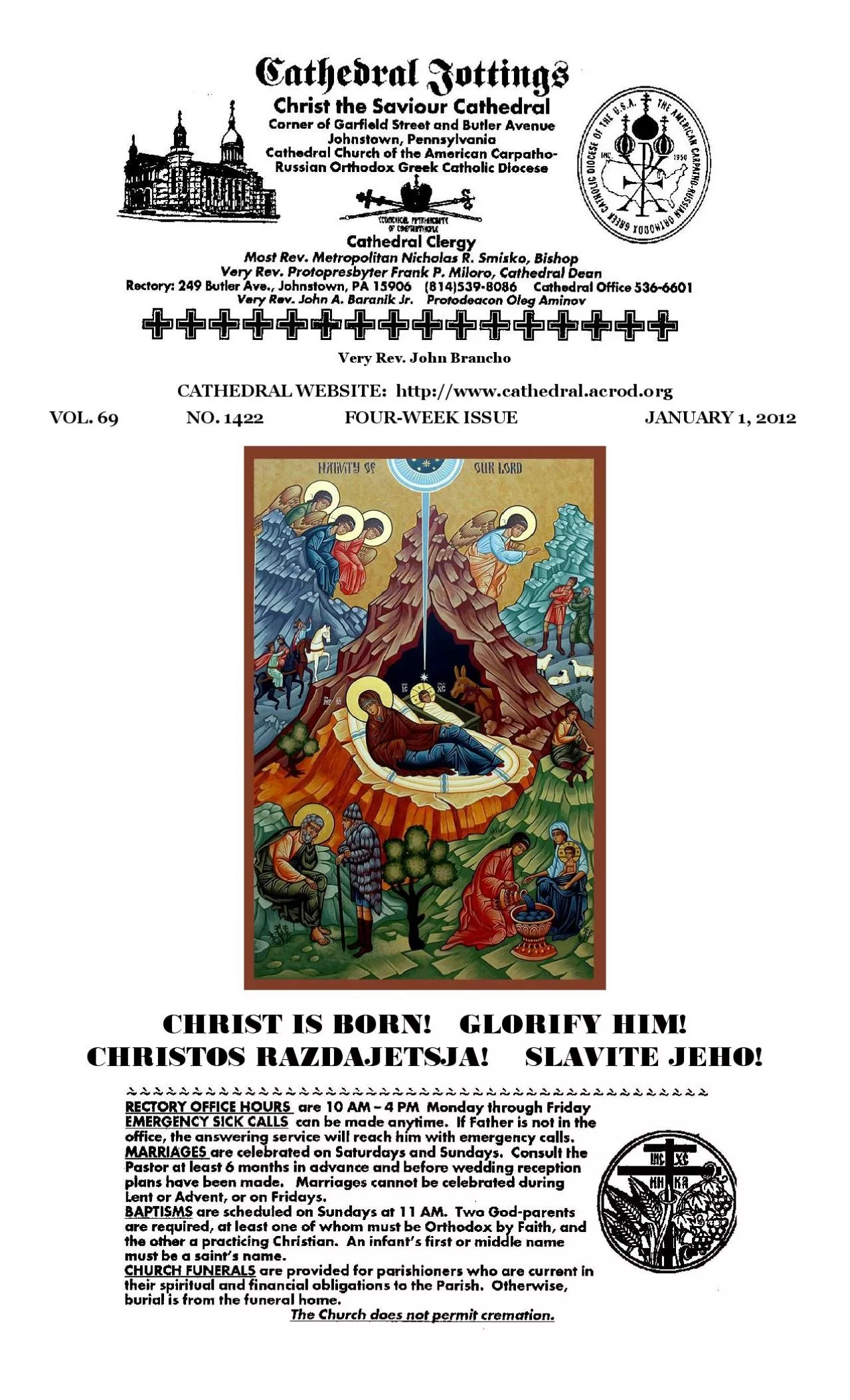 PDF-Very Rev. John Brancho CATHEDRAL WEBSITE: http://www.cathedral.acrod.