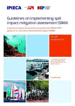 A technical support document to accompany the IPIECA-IOGP guidance on