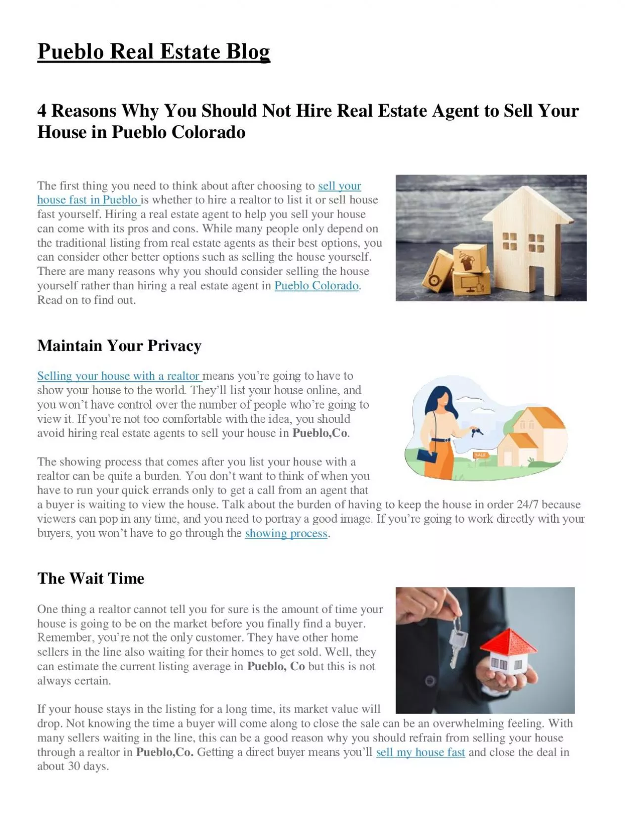 PDF-4 Reasons Why You Should Not Hire Real Estate Agent to Sell Your House in Pueblo Colorado