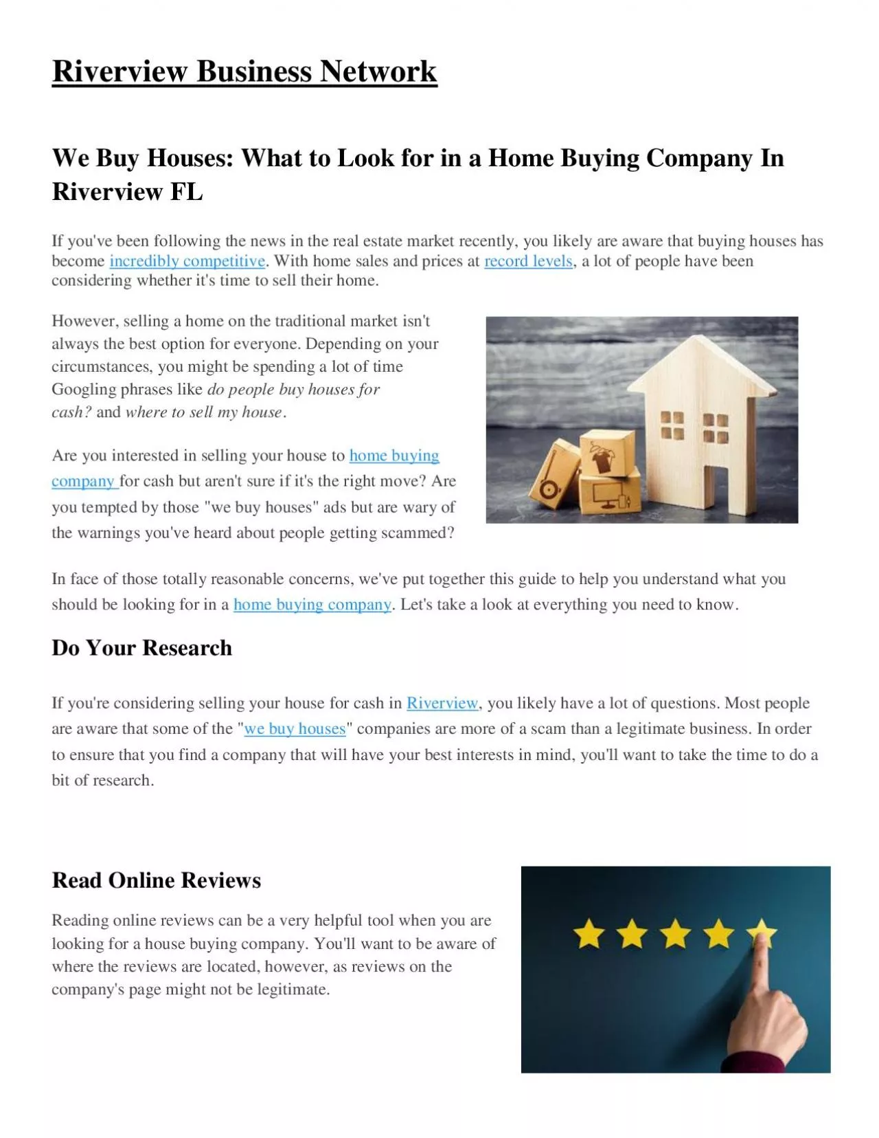 PDF-We Buy Houses: What To Look for in a Home Buying Company In Riverview Fl