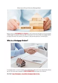 5 Advantages of Using a Professional Mortgage Broker - Mountview FS
