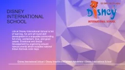 Disney International School, Pune - Ezyschooling