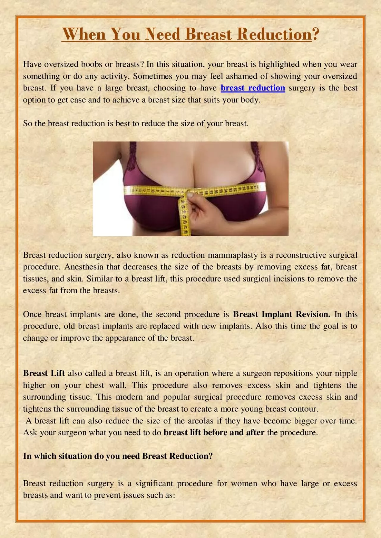 PDF-When You Need Breast Reduction?