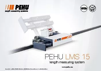 PEHUlength measuring system