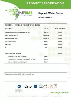 PDF-Haycarb Water Series