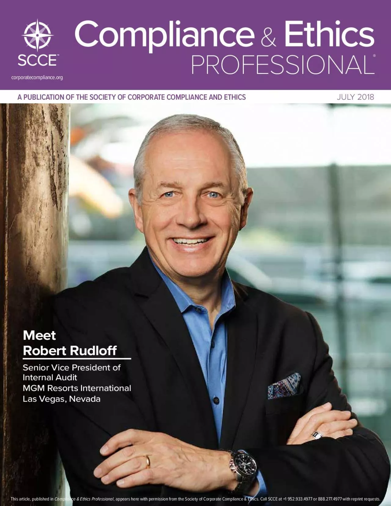 PDF-Meet Robert RudloSenior Vice President of Internal AuditMGM Resor