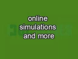 online simulations and more