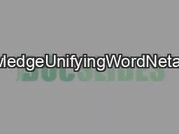 PDF-YAGO:ACoreofSemanticKnowledgeUnifyingWordNetandWikipediaFabianM.Suchan