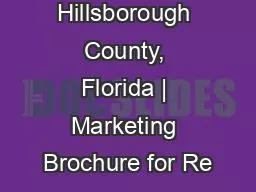 Hillsborough County, Florida | Marketing Brochure for Re