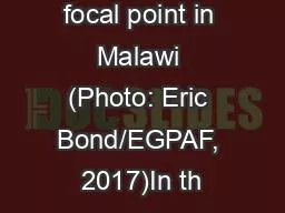 Vincent, the focal point in Malawi (Photo: Eric Bond/EGPAF, 2017)In th