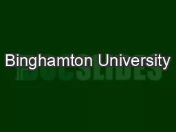 Binghamton University