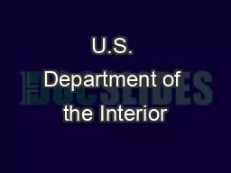 U.S. Department of the Interior