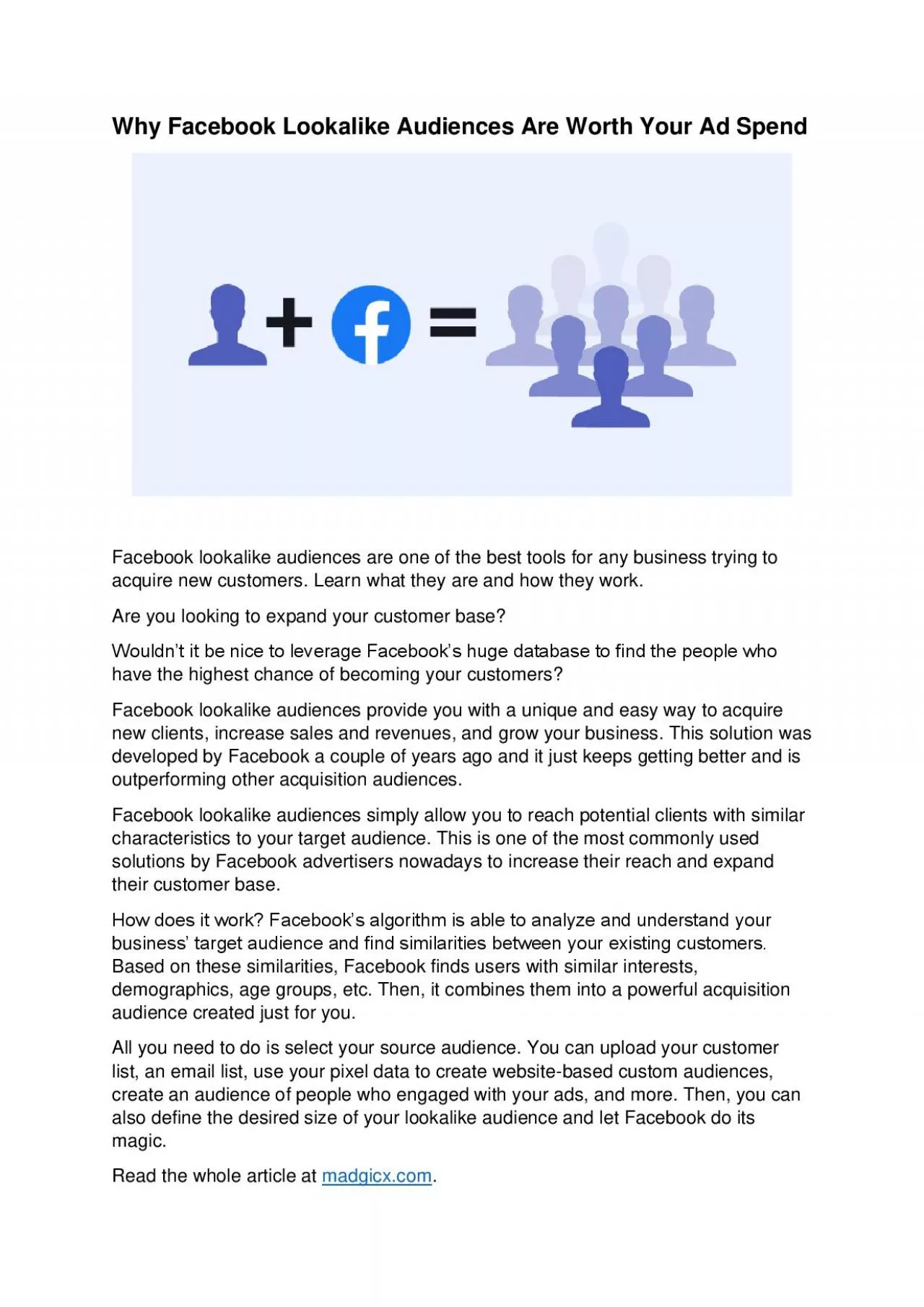 PDF-Why Facebook Lookalike Audiences Are Worth Your Ad Spend