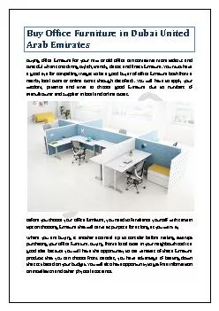 Buy Office Furniture in Dubai United Arab Emirates