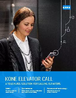 KONE ELEVATOR CALL