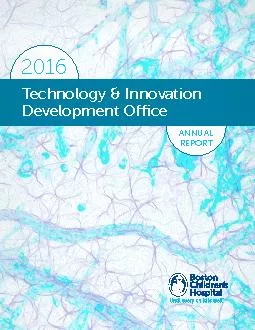 ANNUALREPORTTechnology & InnovationDevelopment Oce2016