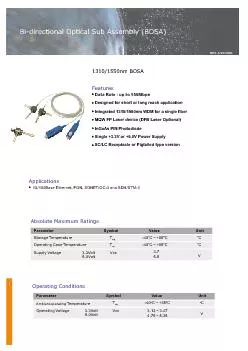 DataRate:upto155MbpsDesignedforshortorlongreachapplicationIntegrated13