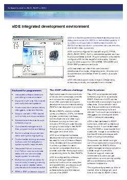 Software toolset for ASIC, ASSP or MCU