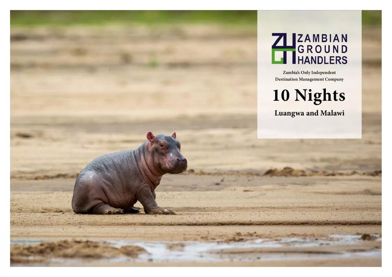 PDF-10 Nights Zambia’s Only Independent Destination Management Compan