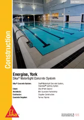 Construction Case Study CS Energise York Sika Watertig