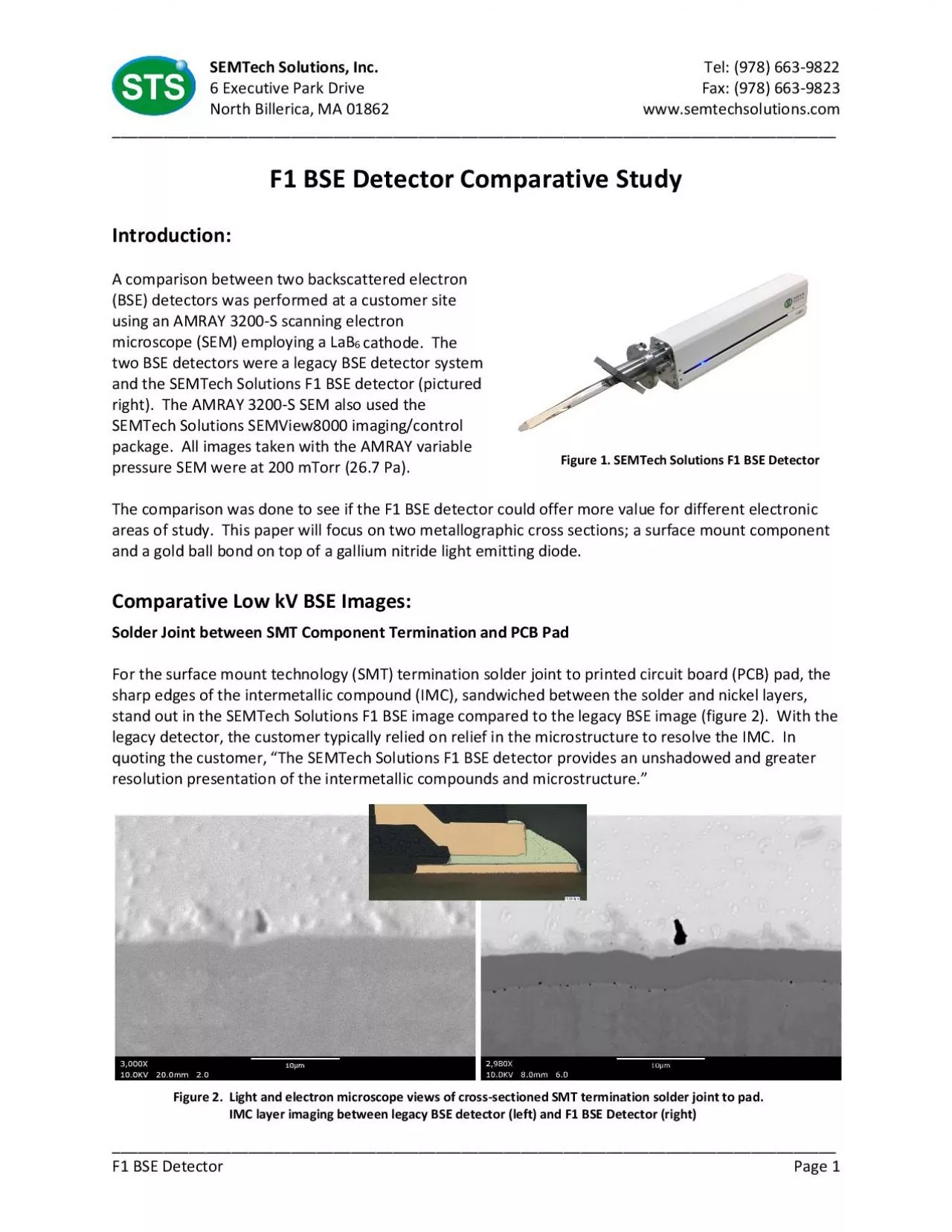 PDF-Customer Review Of The F1 BSE Detector