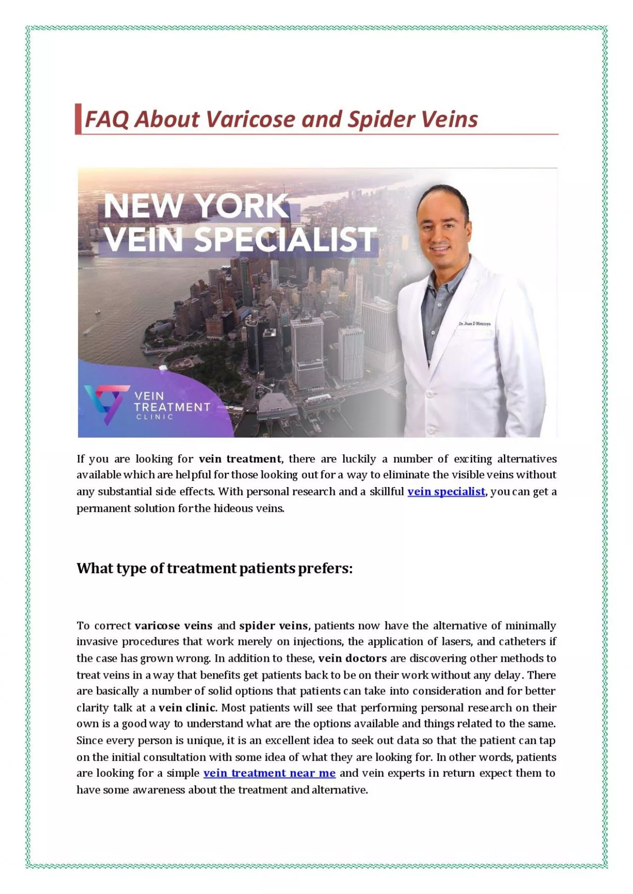 PDF-FAQ About Varicose and Spider Veins