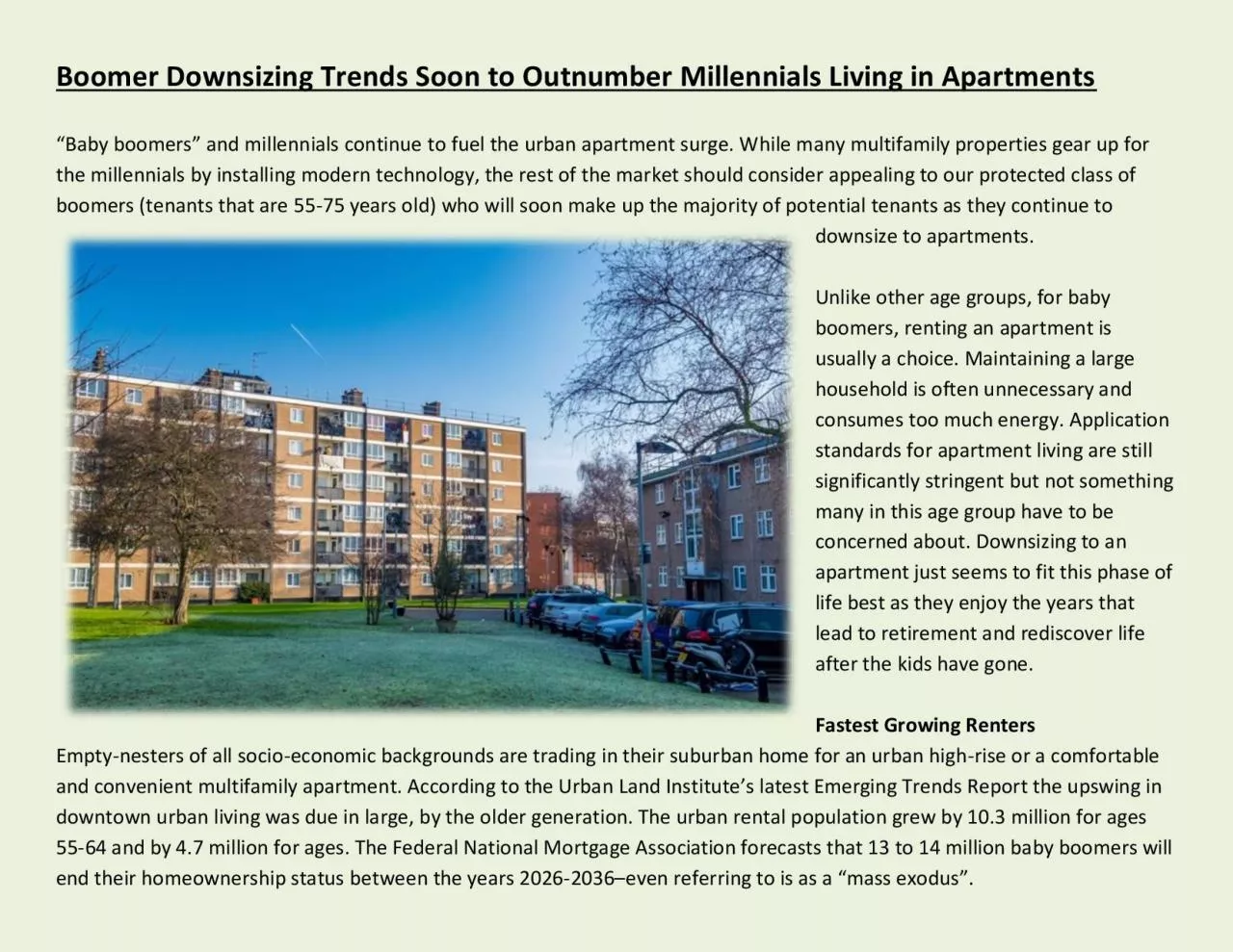 PDF-Boomer Downsizing Trends Soon to Outnumber Millennials Living in Apartments