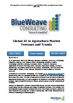 Global AI in Agriculture Market Forecast and Trends