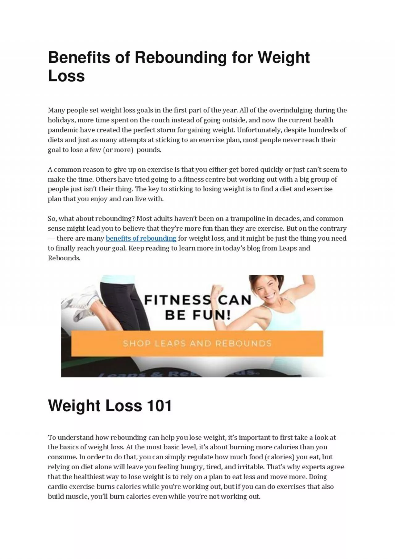 PDF-Benefits of Rebounding for Weight Loss