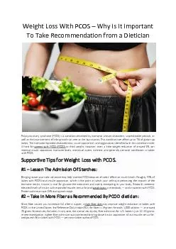 PCOS Diet Plan - PCOD Diet Treatment for Vegetarians