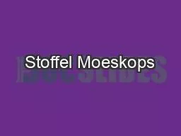 Stoffel Moeskops