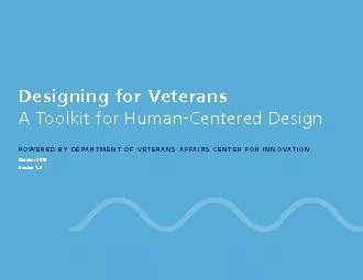 Designing for Veterans A Toolkit for Human-Centered Design POWERE