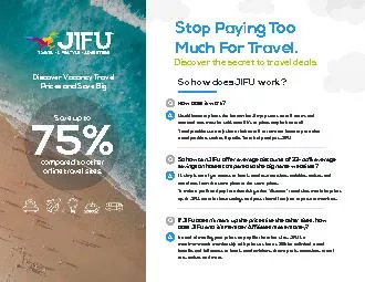 So how can JIFU offer average discounts of 33-44% average savings on h