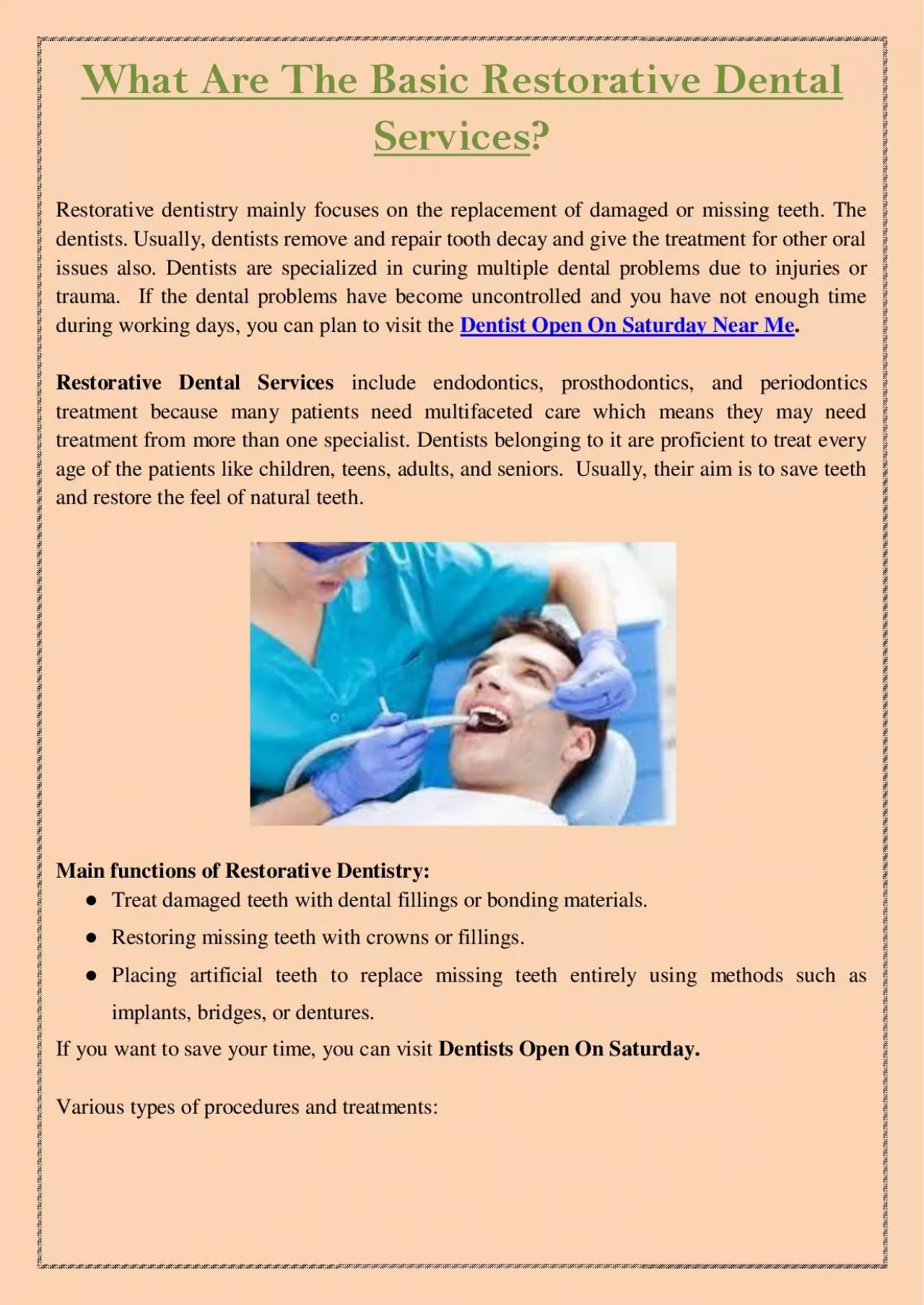 PDF-What Are The Basic Restorative Dental Services?