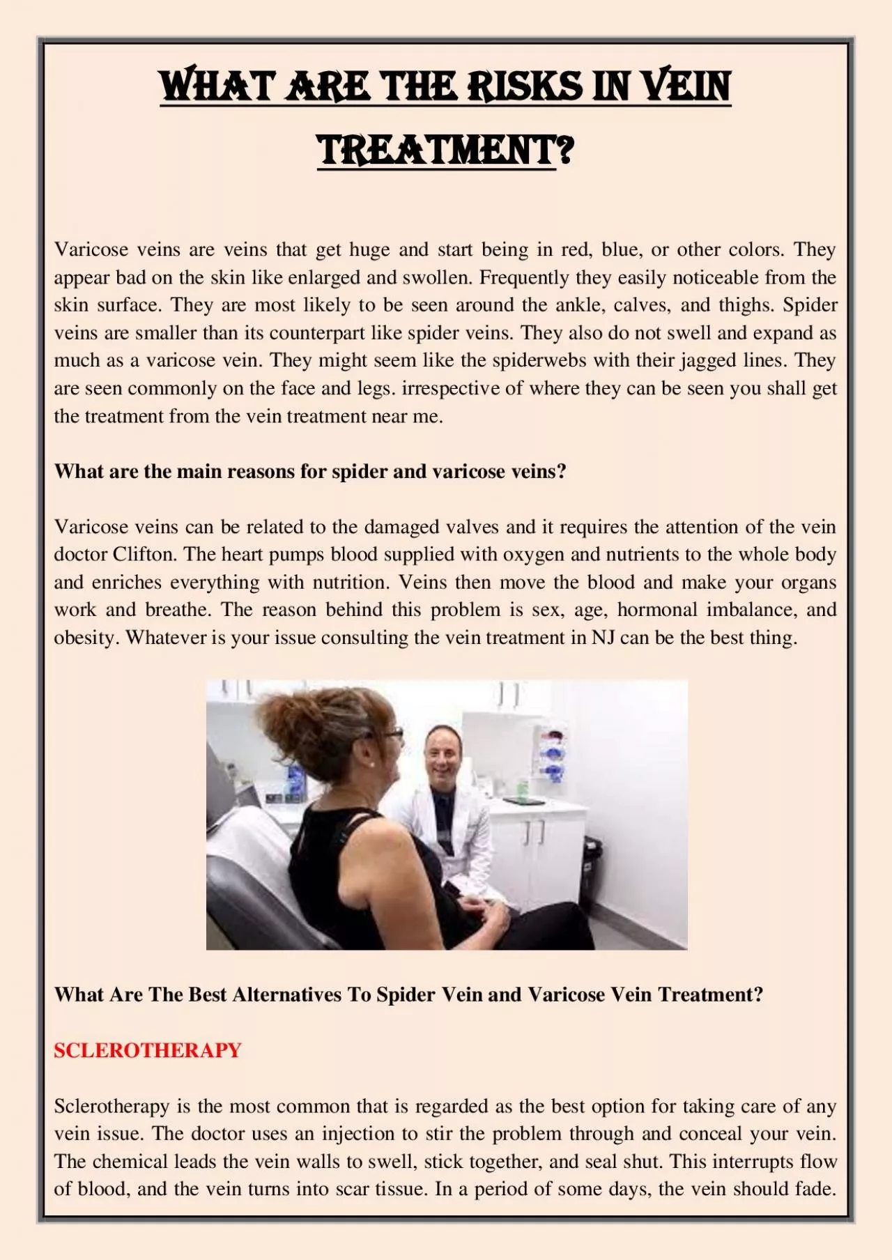 PDF-What are the risks in vein treatment?