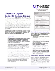 GDLINUX Guardian Digital EnGarde Secure Linux Performa