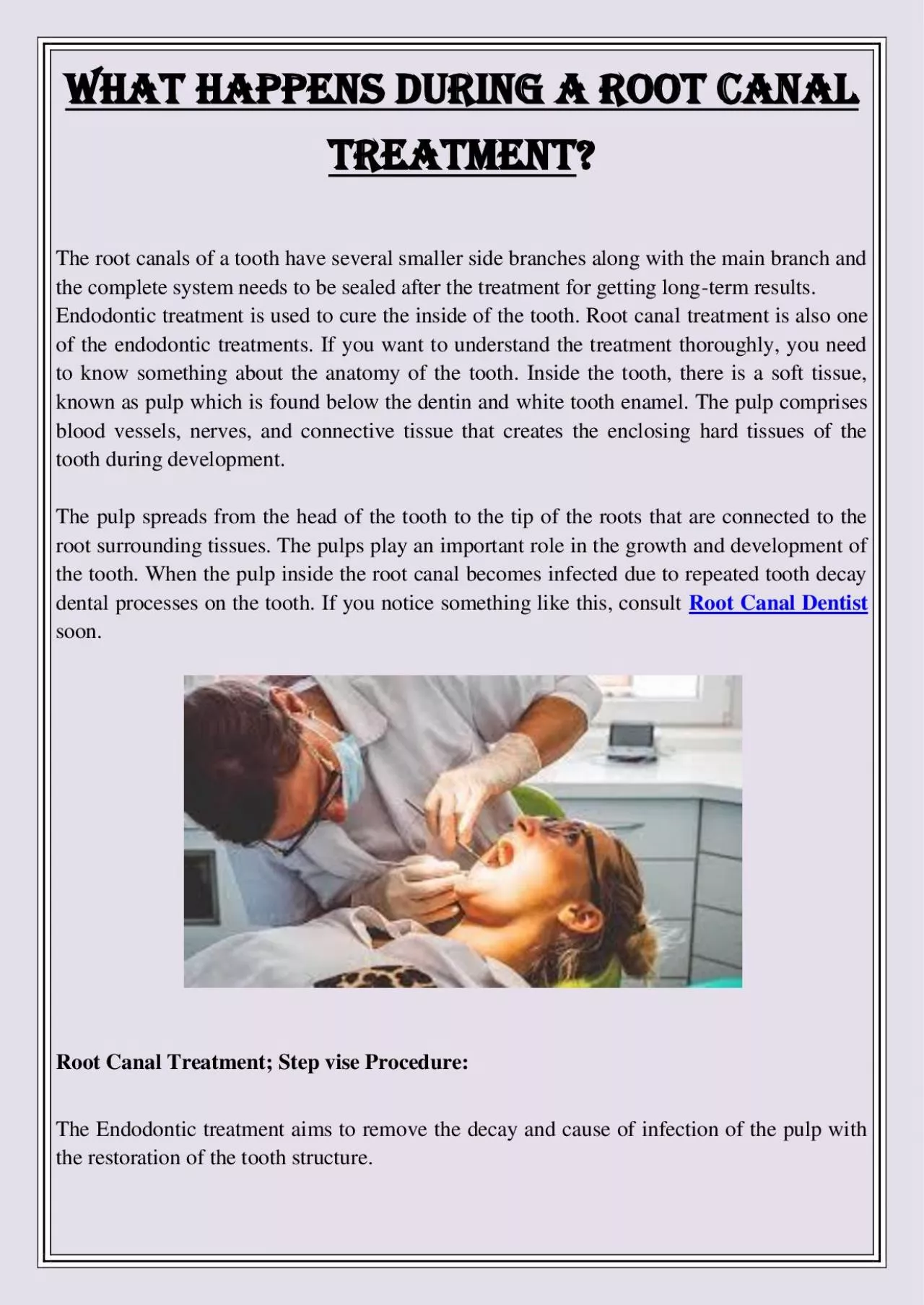 PDF-What happens during a Root Canal Treatment?