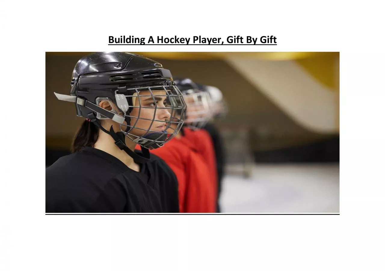 PDF-Building A Hockey Player, Gift By Gift