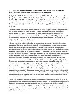 AAAAIACAAI Joint Statement of Support of the ATS Clinical Practice Gu