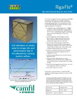 Values are Minimum Ef ciency Reporting Values MERV when evaluated p