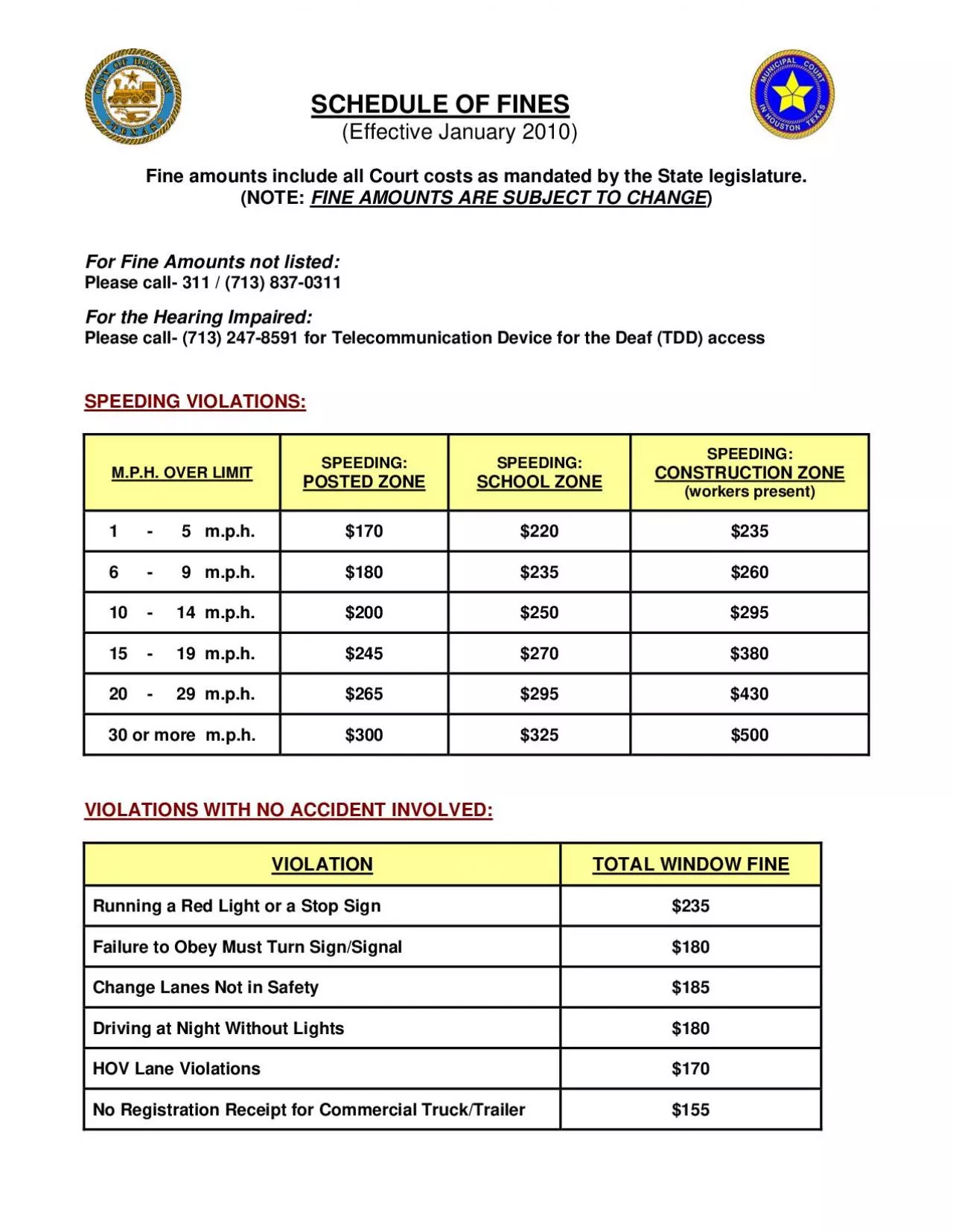 PDF-SCHEDULE OF FINES