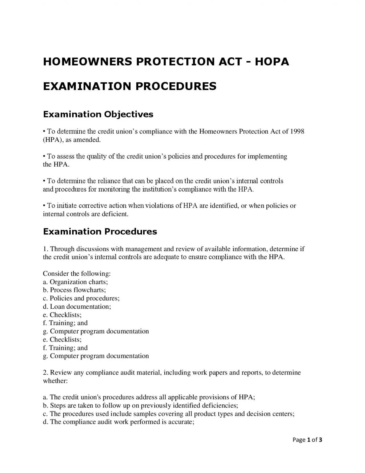 PDF-HOMEOWNERS PROTECTION ACT