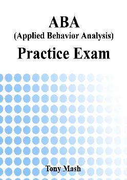 ABA Applied Behavior Analysis Practice Exam