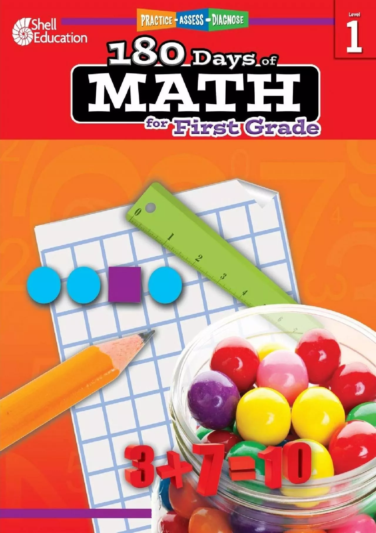 PDF-180 Days of Math Grade 1 Daily Math Practice Workbook for Classroom and Home Cool