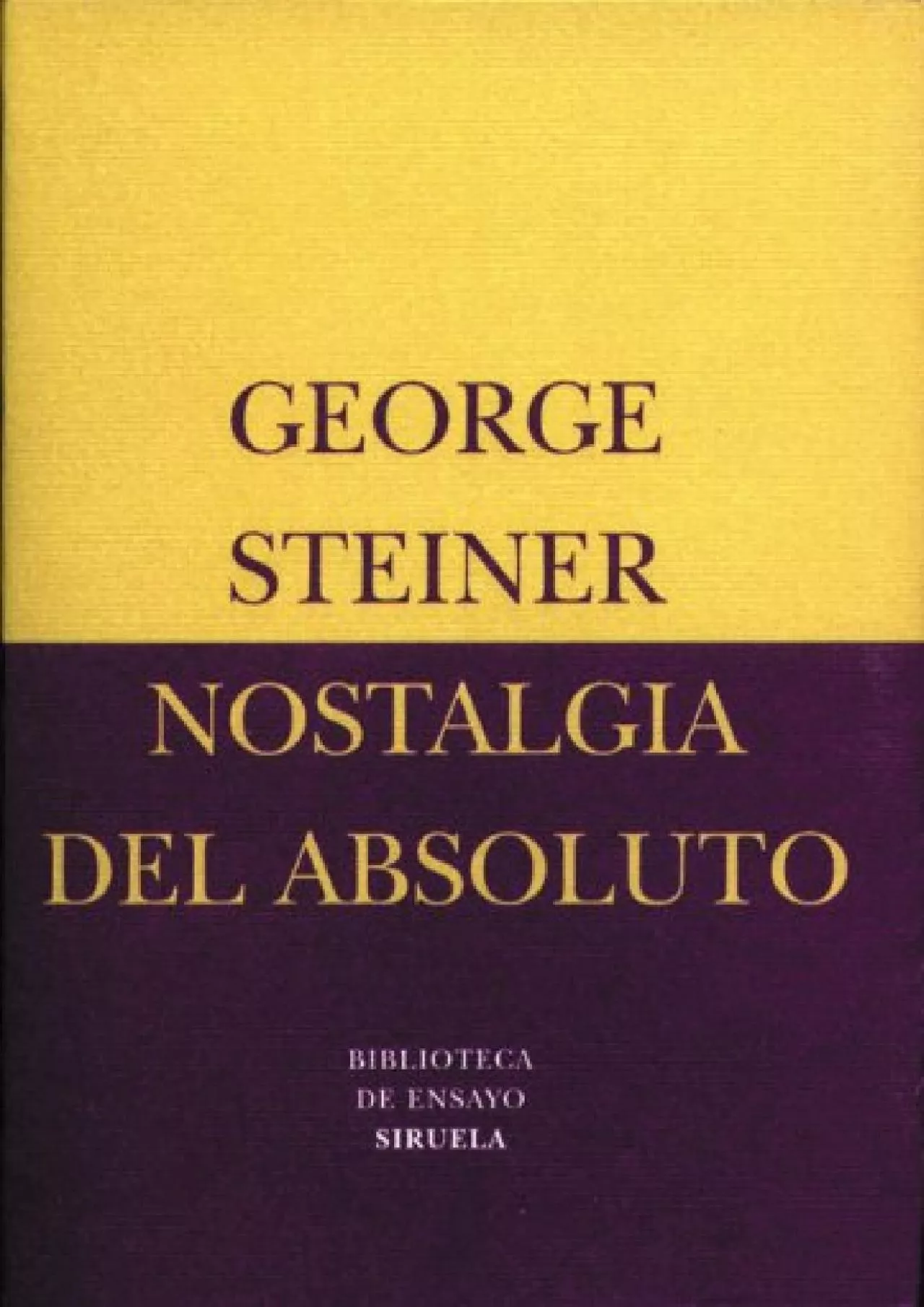 PDF-Best Nostalgia del Absoluto Biblioteca de Ensayo