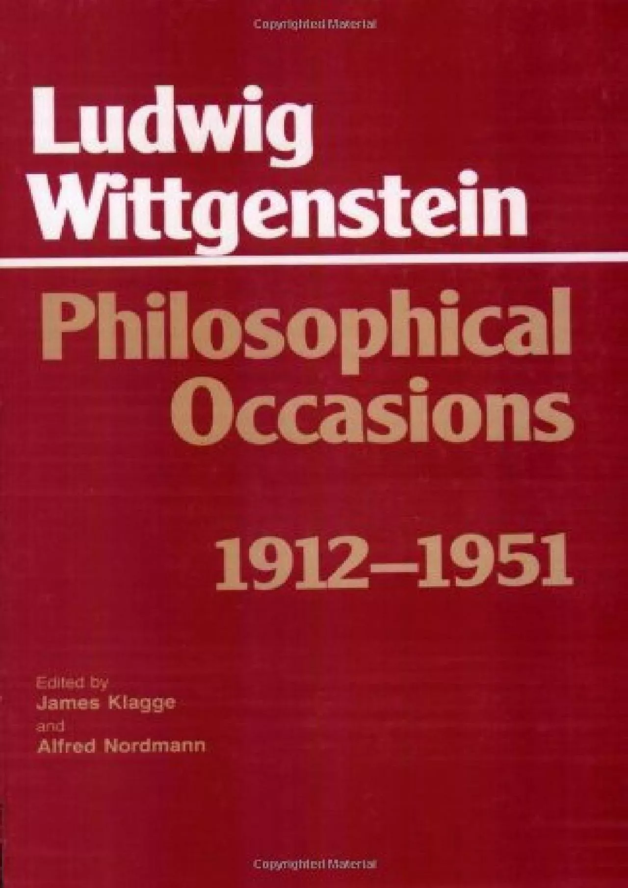 PDF-Best Philosophical Occasions 1912 1951 Hackett