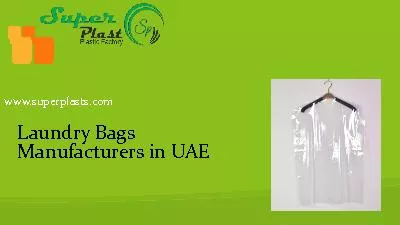 Plastic Bag Supplier In UAE | Plastic Manufacturing Companies UAE