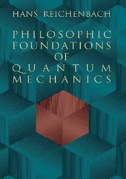 READ  Philosophic Foundations of Quantum Mechanics