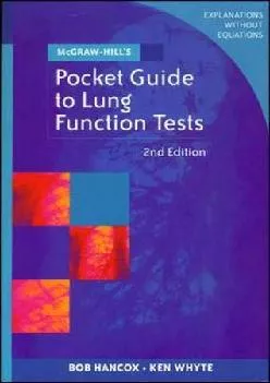 READ  McGraw Hill s Pocket Guide to Lung Function