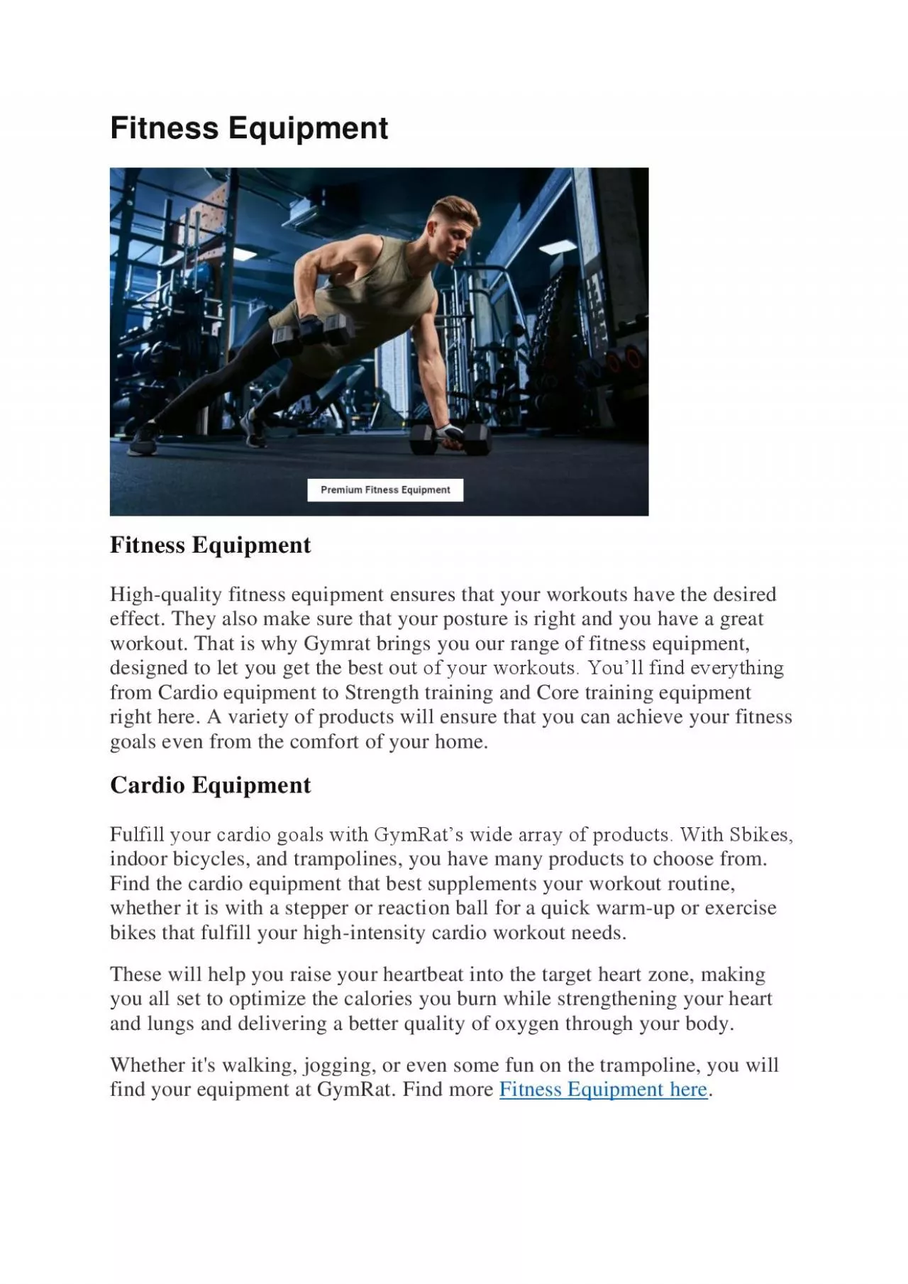 PDF-Fitness Equipment